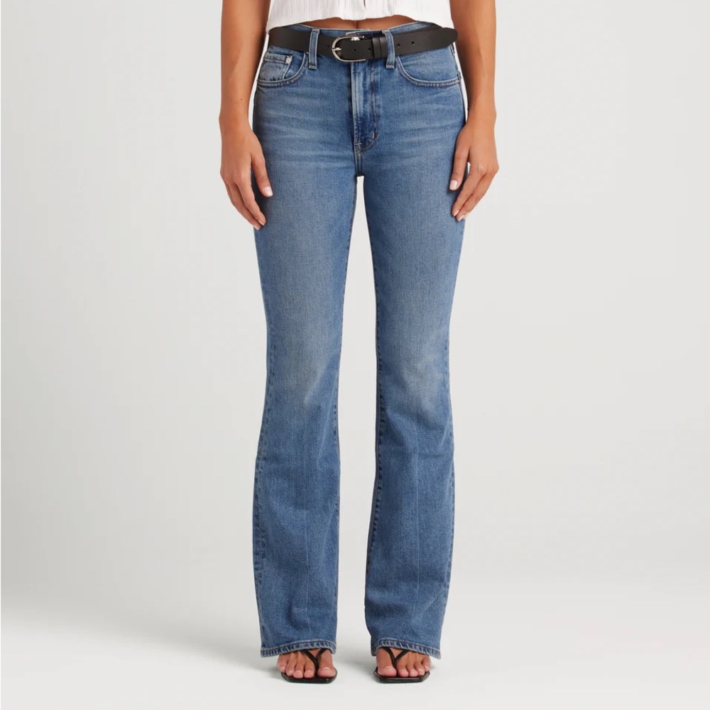 NWT EDWIN JEANS RYDER FLARE IN SOLSTICE SIZE 27 Z179